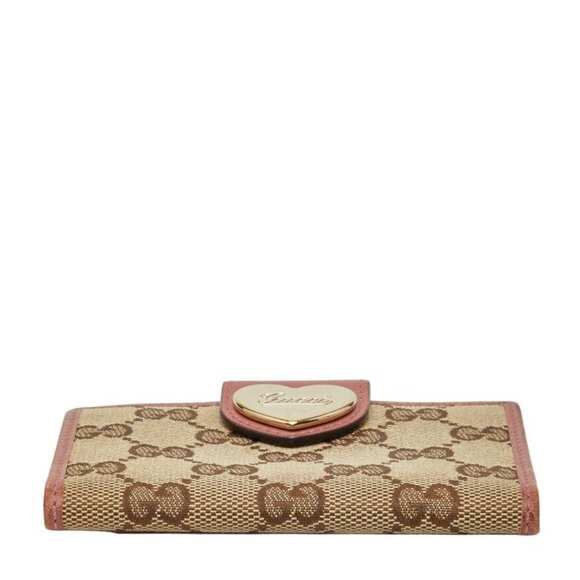 Gucci GG Canvas Card Case Beige Pink - Picture 3 of 9